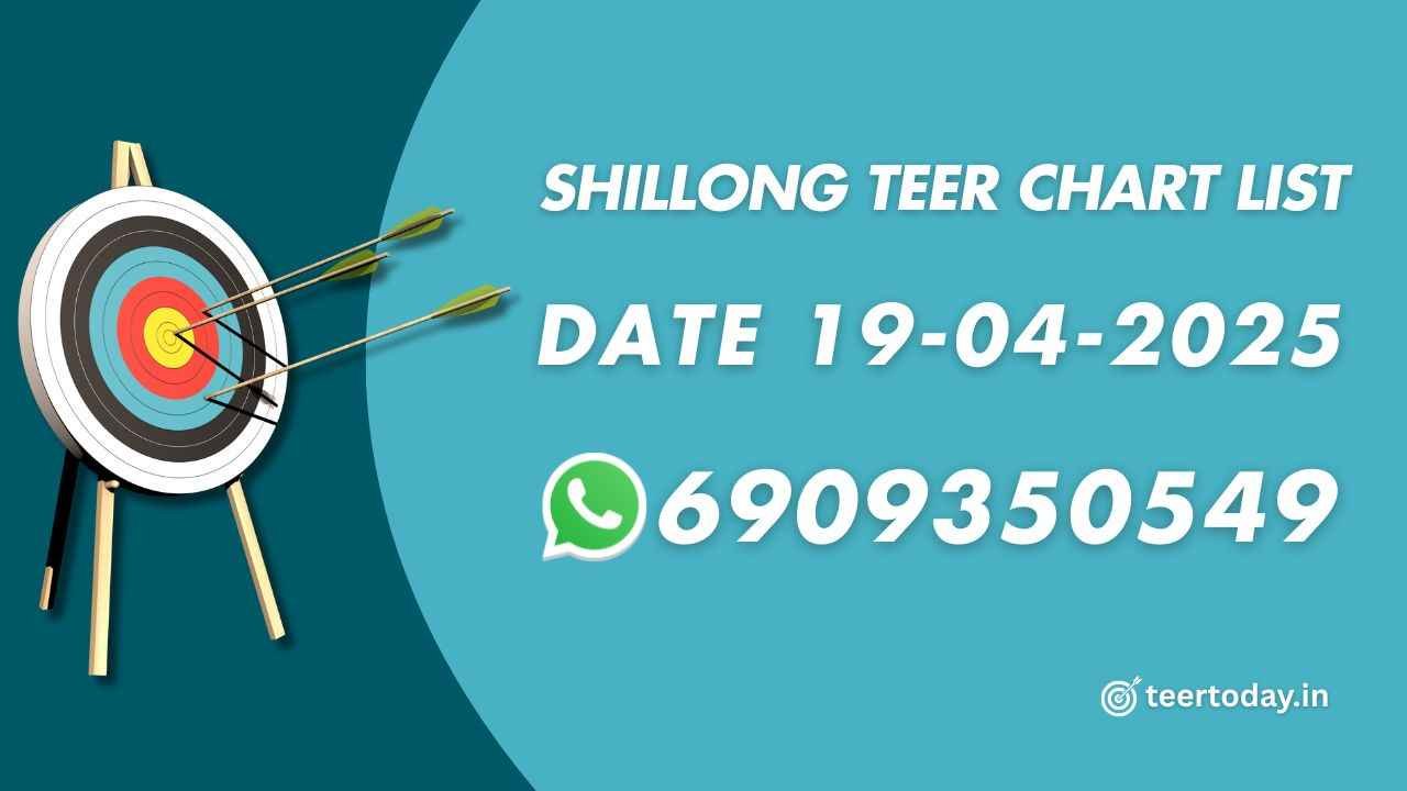 Shillong Teer Chart List