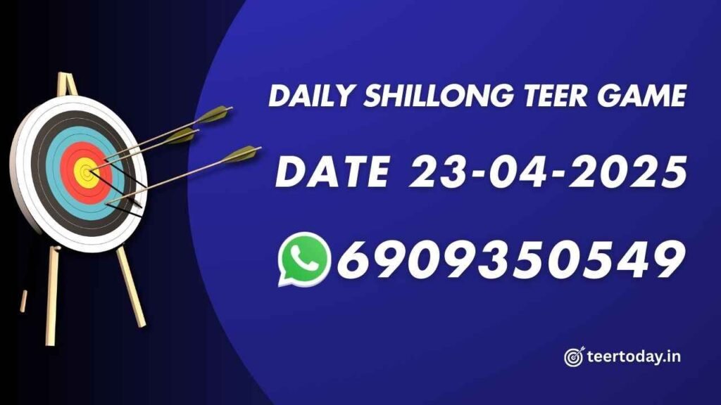 Shillong Lottery Result Today
